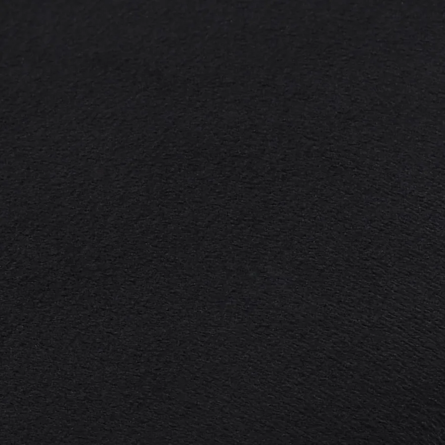 Tabouret Noir et doré Velours 28 x 36 cm - 2