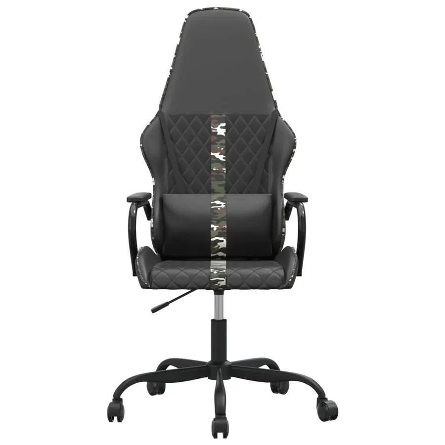 Chaise de jeu Noir et camouflage Similicuir - 3
