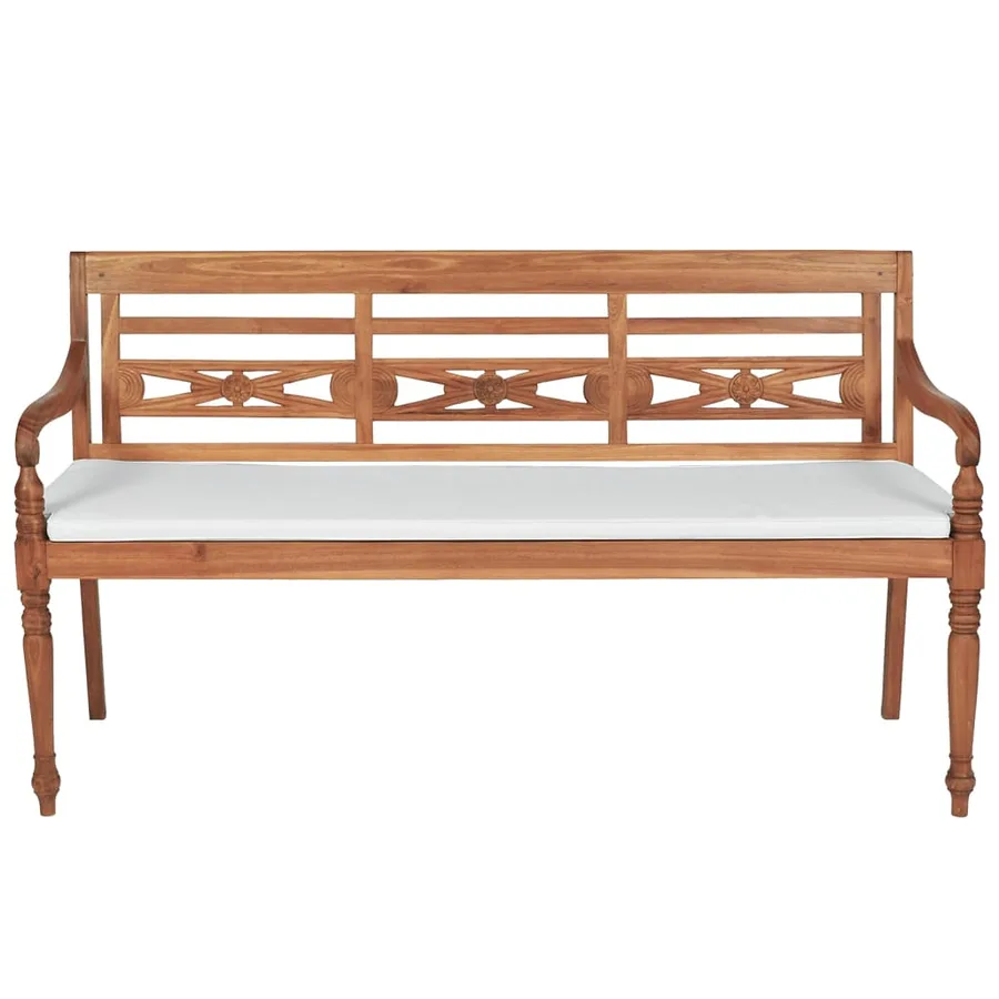 Banc Batavia avec coussin 150 cm Teck - 2