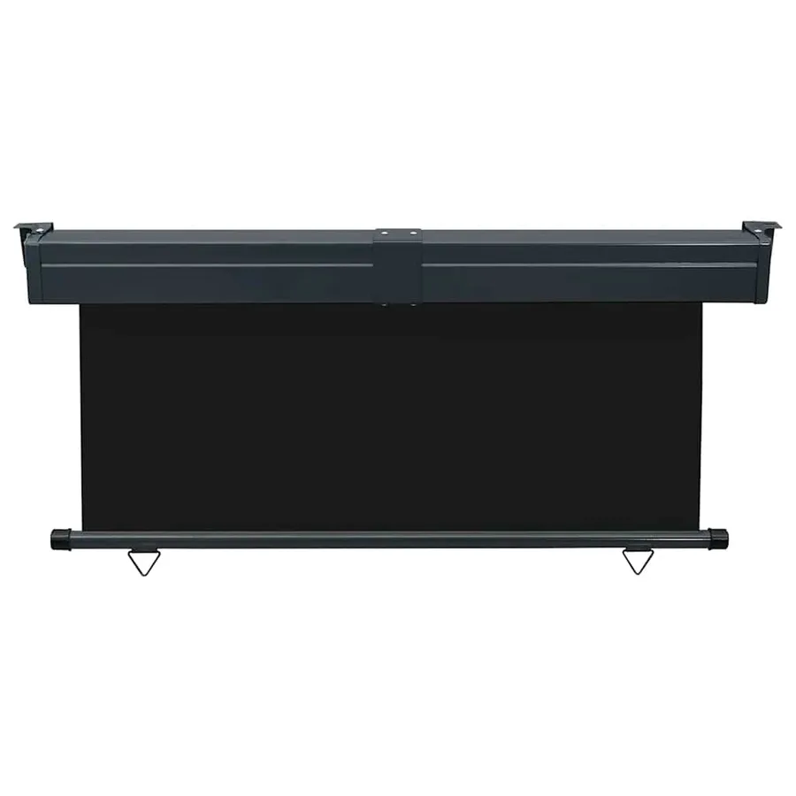Auvent latéral de balcon 175x250 cm noir - 4