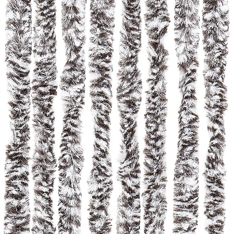 Moustiquaire marron et beige 118x220 cm chenille - 6