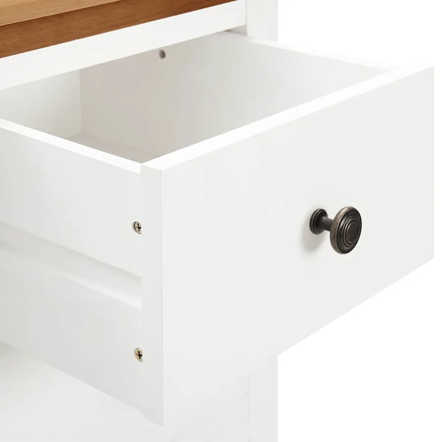 Garde-robe 76x52x105 cm Bois de chêne massif - 6