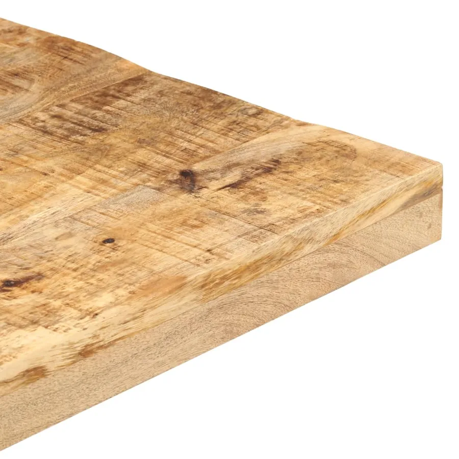 Table de bistro Carrée 50x50x75 cm Bois de manguier brut - 4
