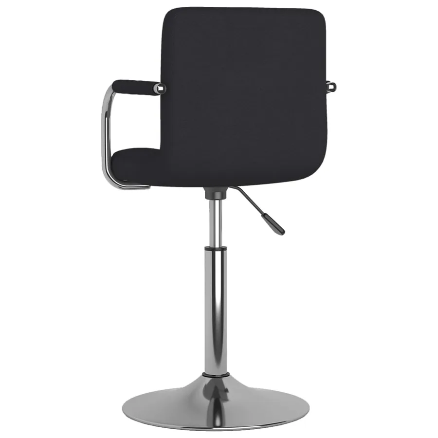 Tabouret de bar Noir Tissu - 5