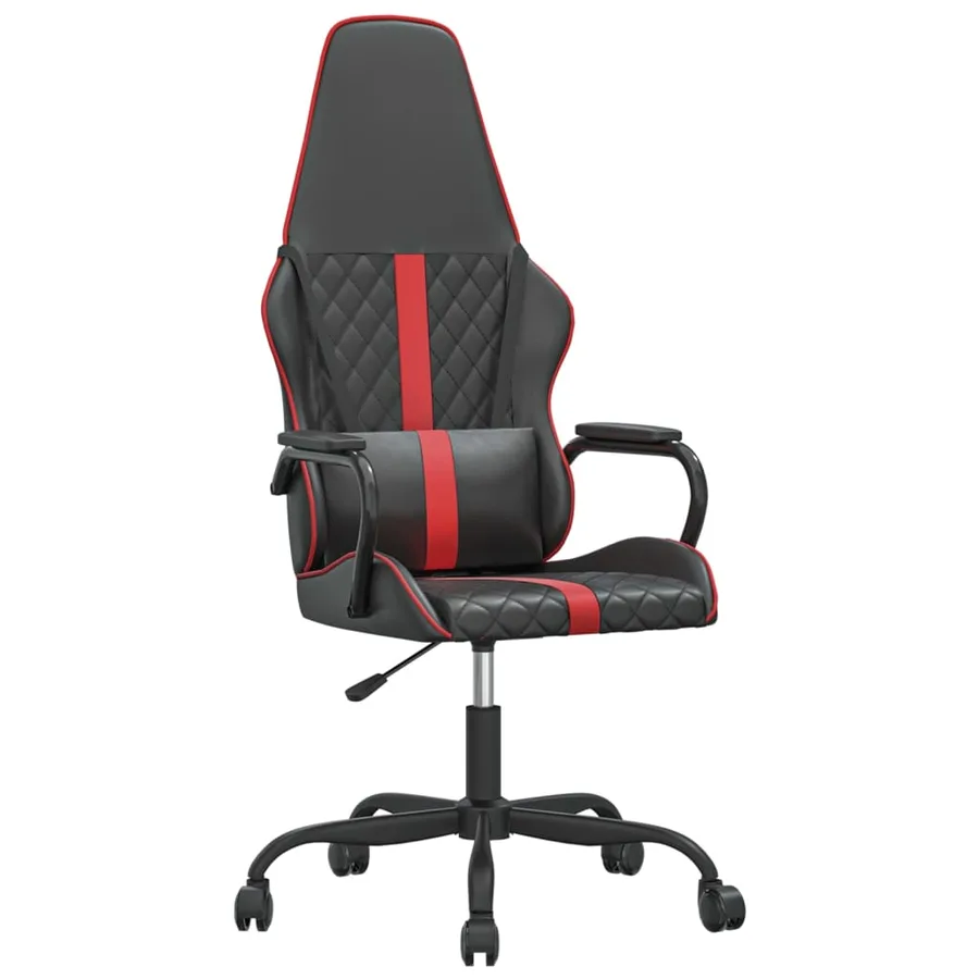 Chaise de jeu Noir et rouge Similicuir - 2