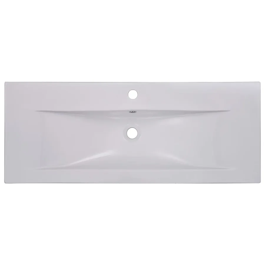 Ensemble de meubles de salle de bain Blanc Aggloméré - 11