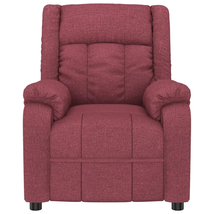 Fauteuil électrique de massage Bordeaux Tissu - 4
