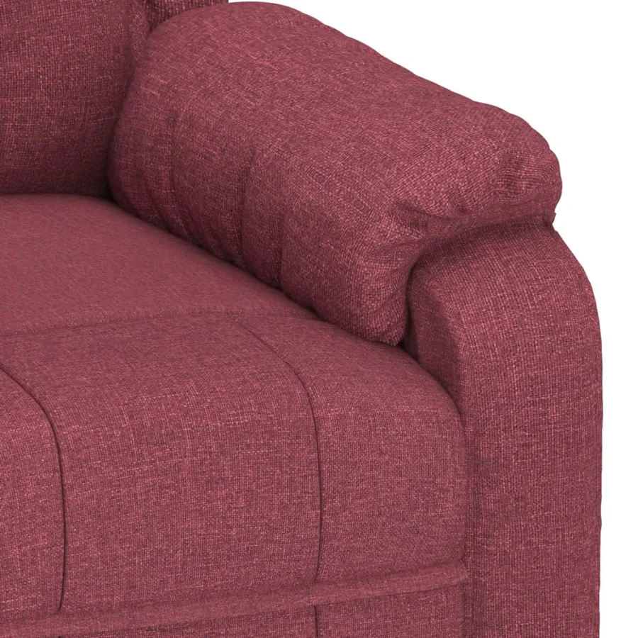 Fauteuil électrique de massage Bordeaux Tissu - 8