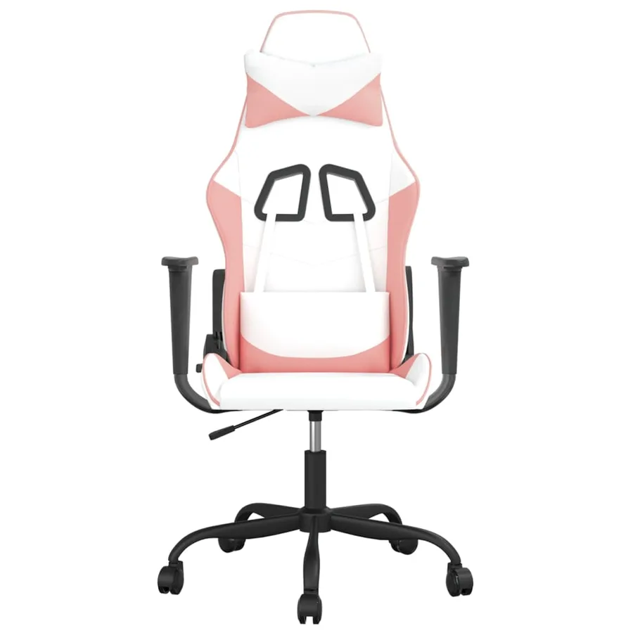Chaise de jeu Blanc et rose Similicuir - 3