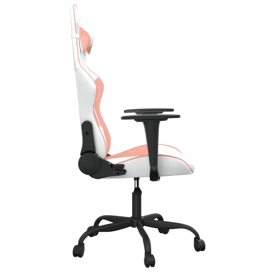 Chaise de jeu Blanc et rose Similicuir - 4