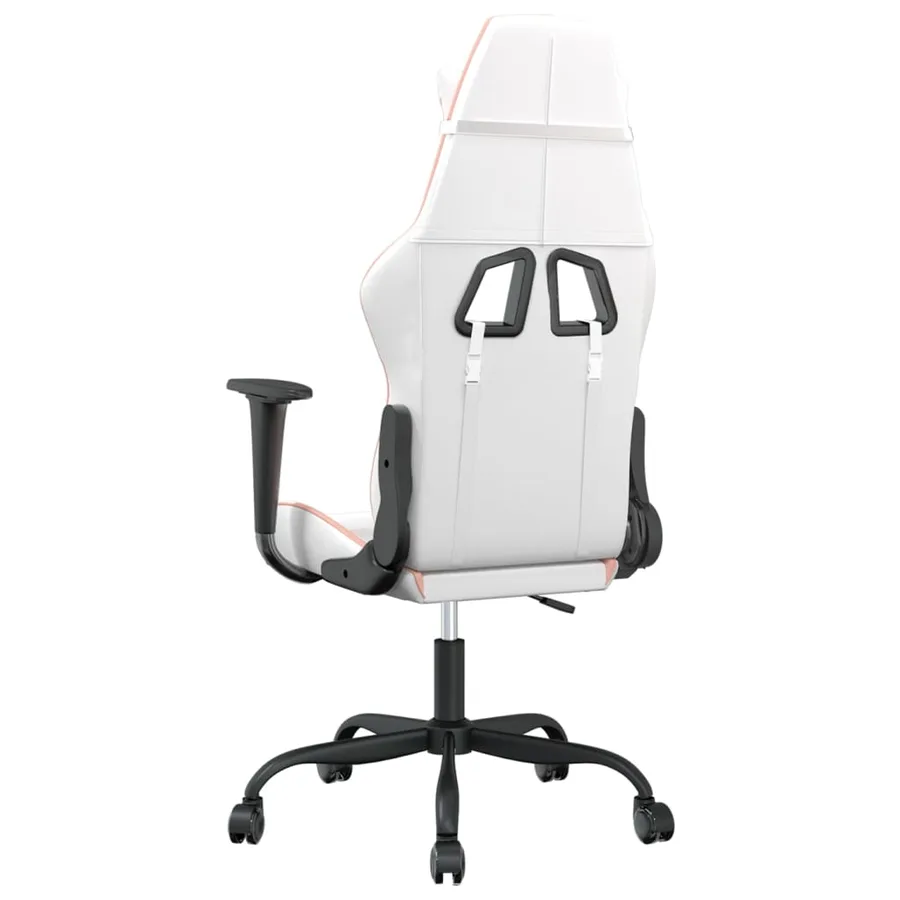 Chaise de jeu Blanc et rose Similicuir - 5