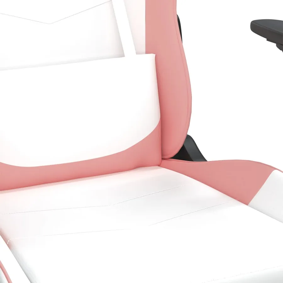 Chaise de jeu Blanc et rose Similicuir - 8