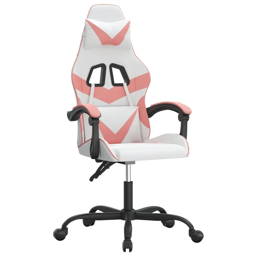 Chaise de jeu Blanc et rose Similicuir - 2