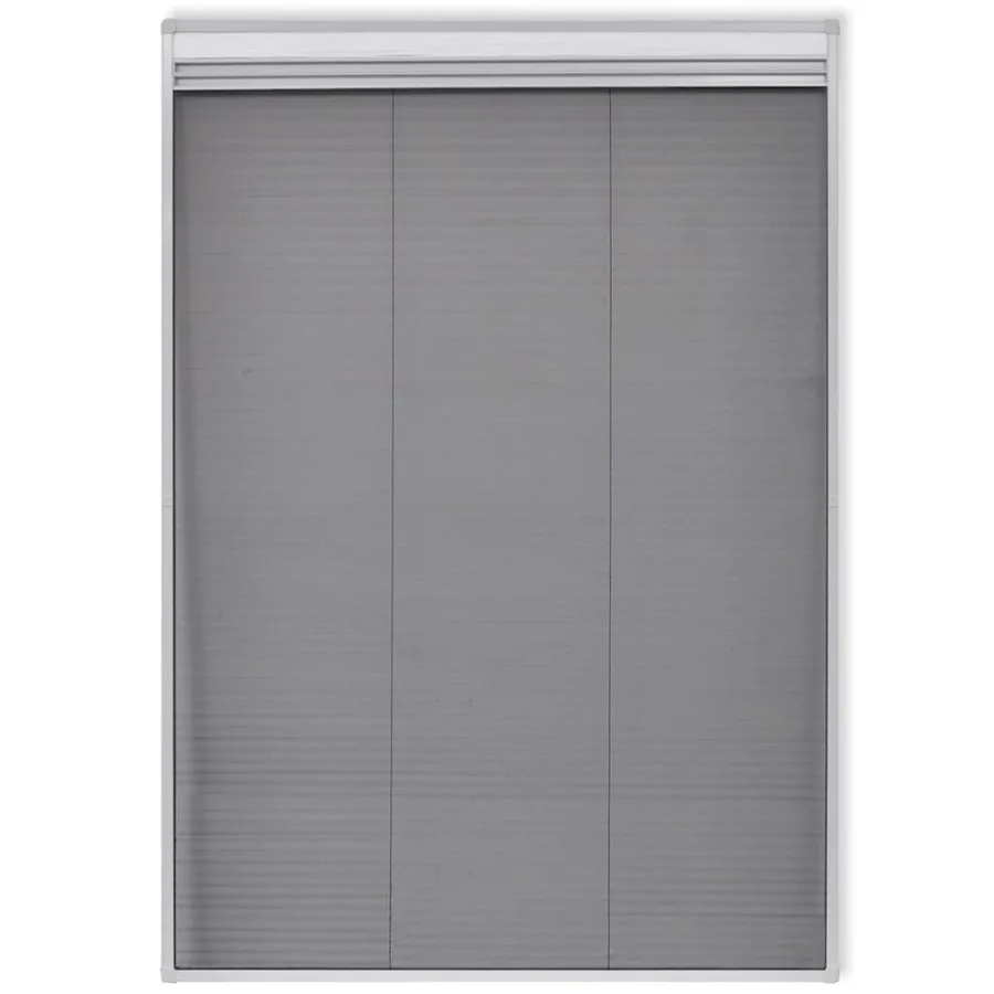 Moustiquaire plissée pour fenêtre 160 x 80 cm avec store occultant - 3