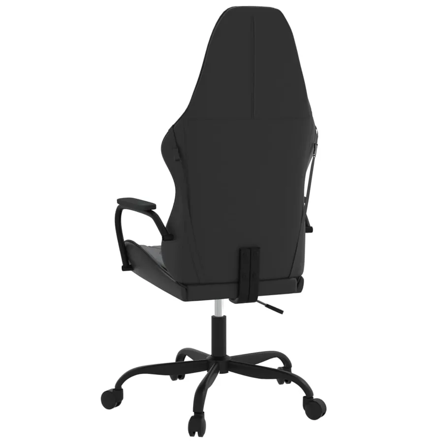 Chaise de jeu Noir Similicuir - 5