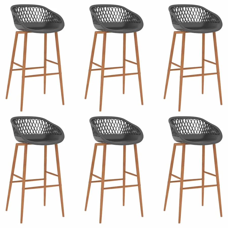 Ensemble de bar 7 pcs Noir et gris - 6