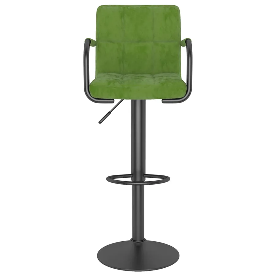 Tabouret de bar Vert clair Velours - 3