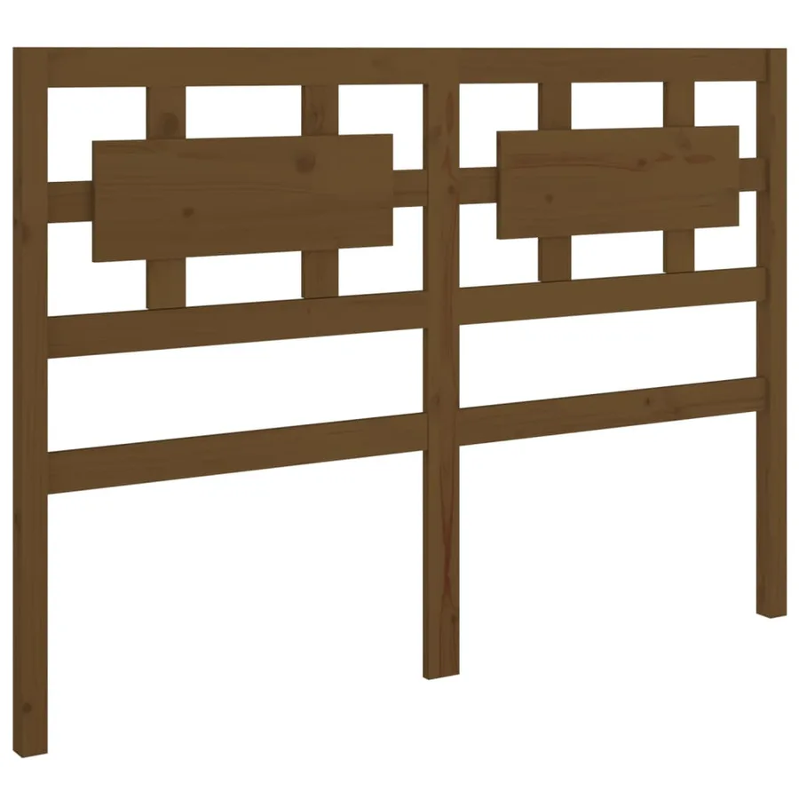 Tête de lit Marron miel 125,5x4x100 cm Bois massif de pin - 2