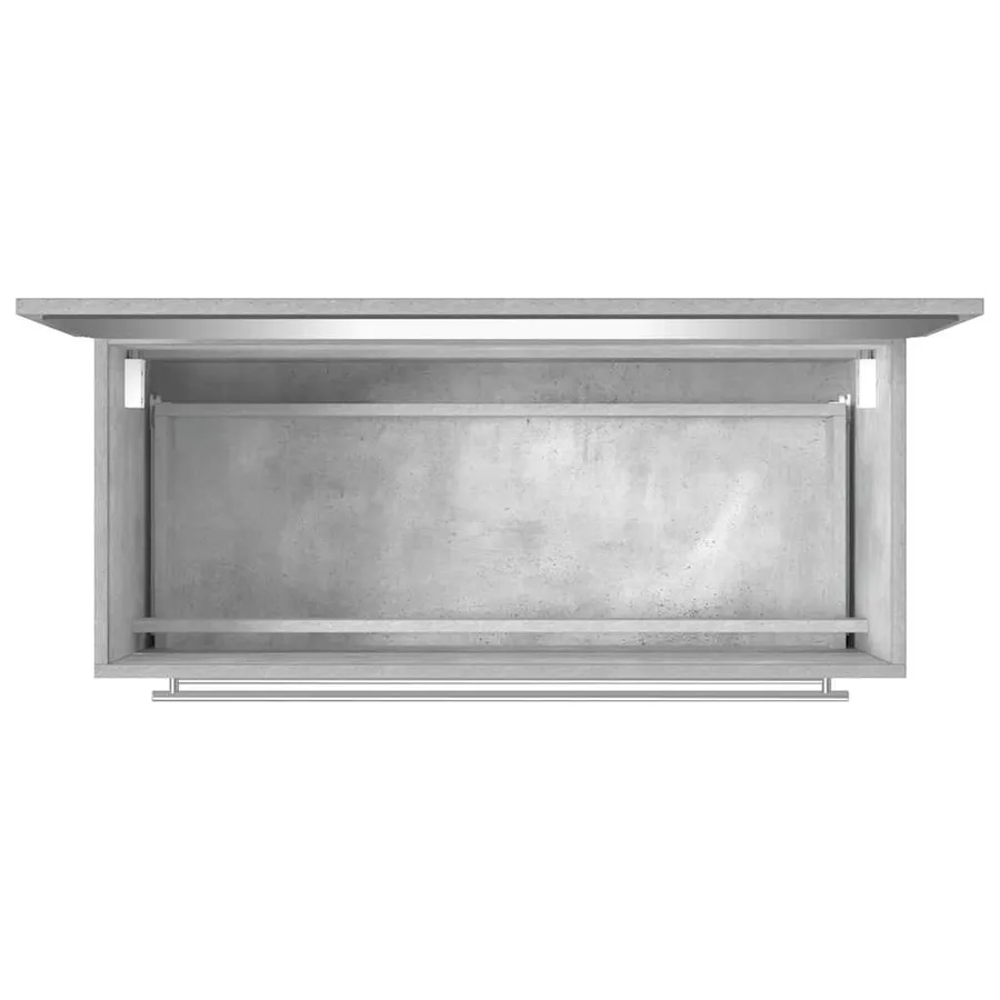 Ensemble de meubles de salle de bain 2 pcs Gris béton Aggloméré - 16
