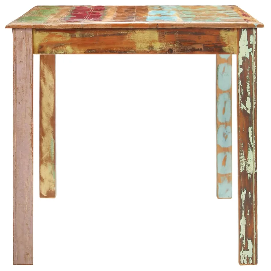 Table de salle à manger Bois de récupération solide 160x80x76cm - 3