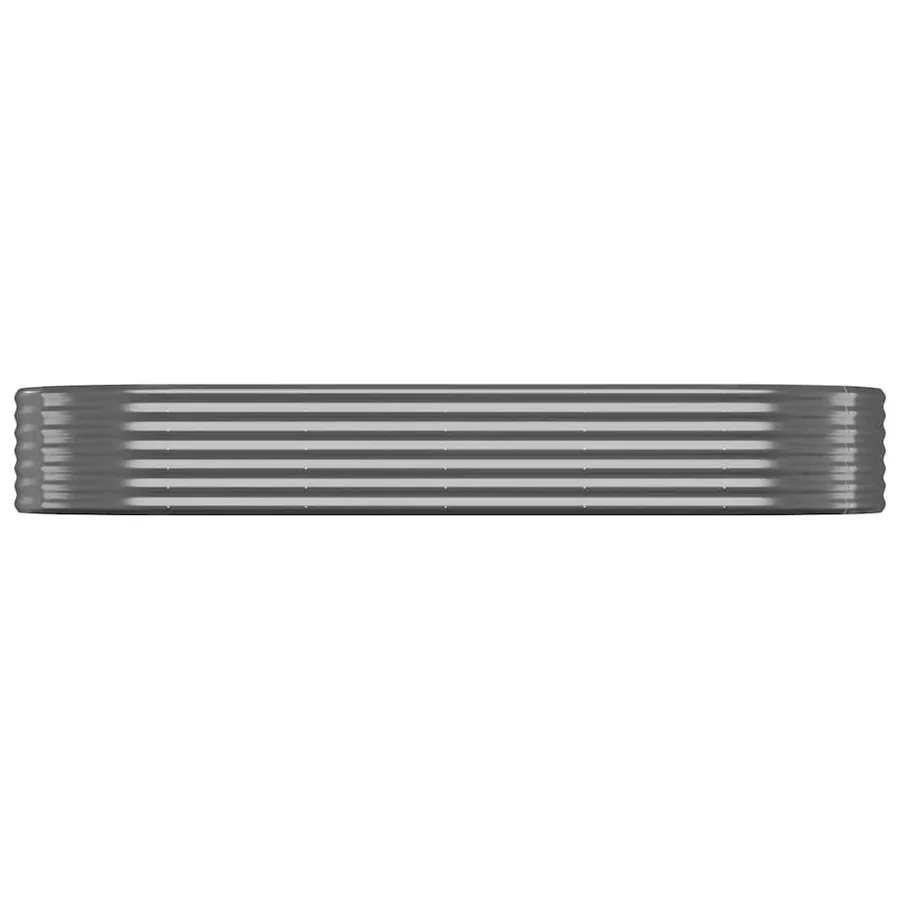 Lit surélevé de jardin Acier galvanisé Anthracite - 3