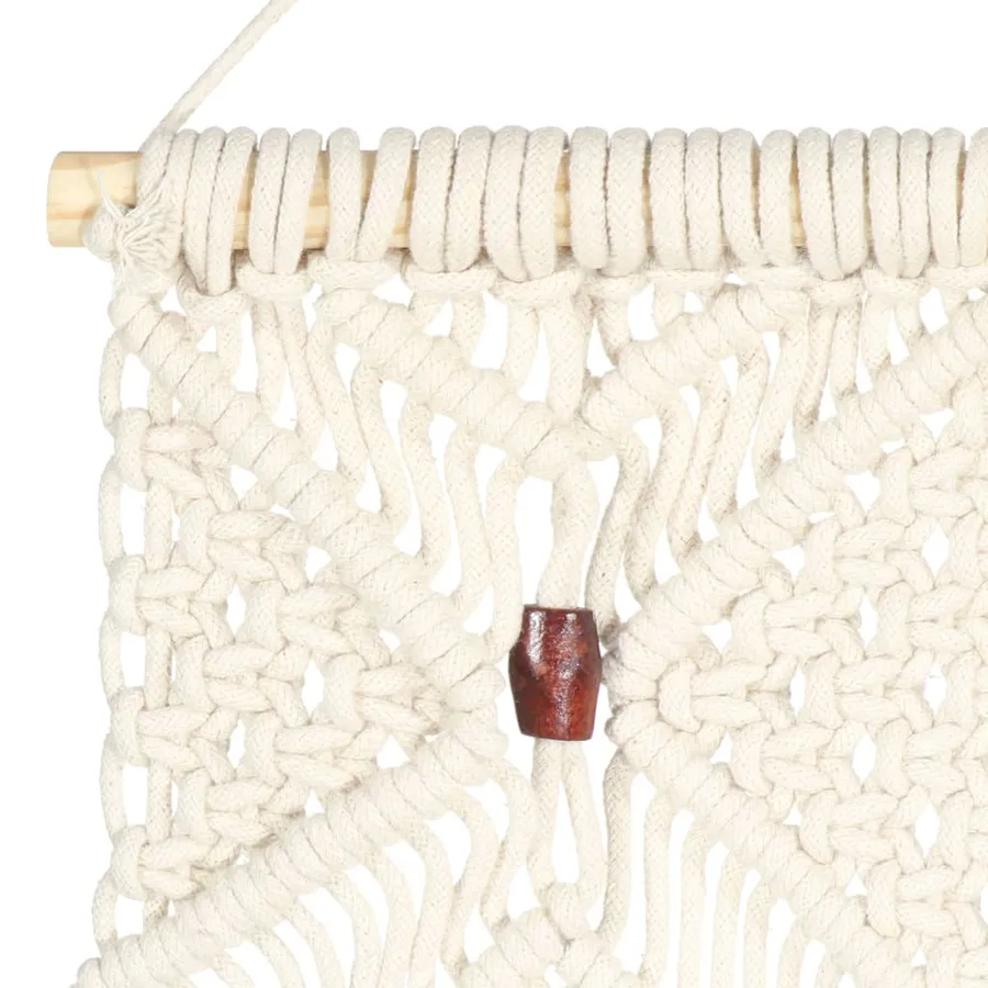 Cintre mural en macramé 40x80 cm Coton - 4
