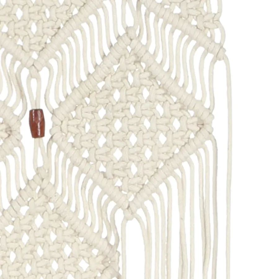 Cintre mural en macramé 40x80 cm Coton - 5