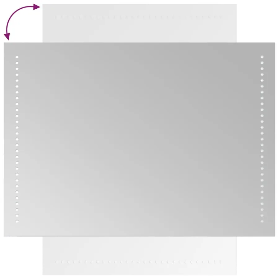 Miroir de salle de bain à LED 50x70 cm - 7