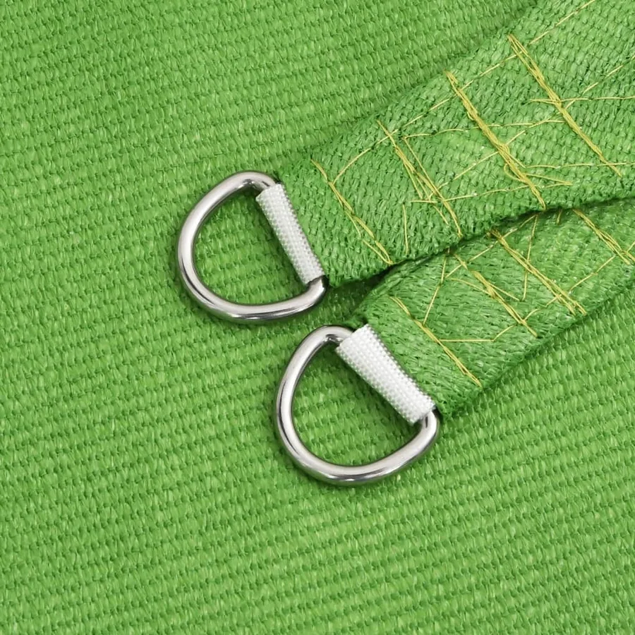 Voile d'ombrage 160 g/m² Vert clair 2x2,5 m PEHD - 6