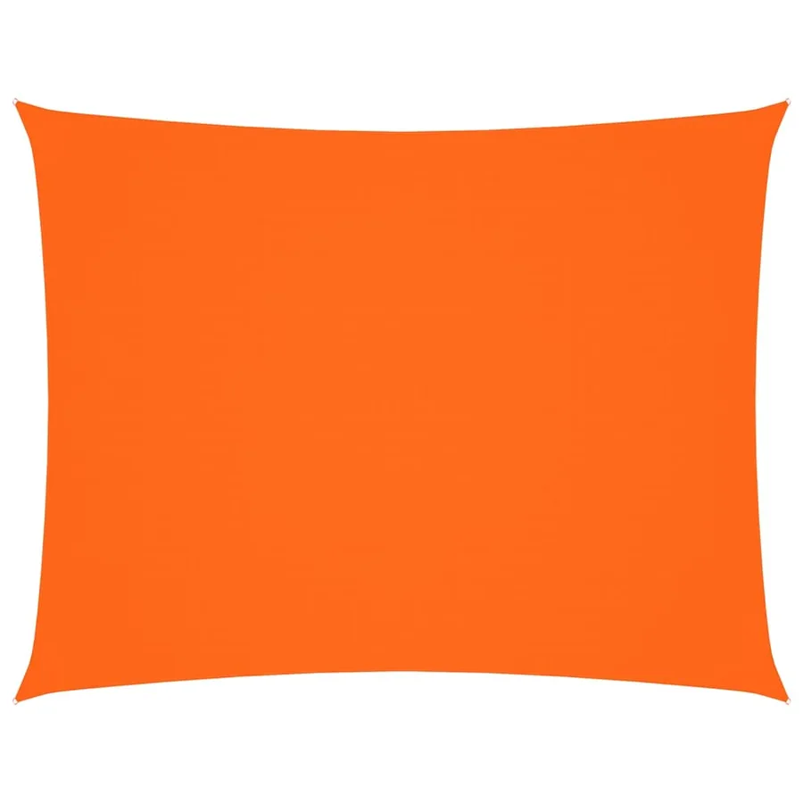 Voile de parasol tissu oxford rectangulaire 5x6 m orange - 2