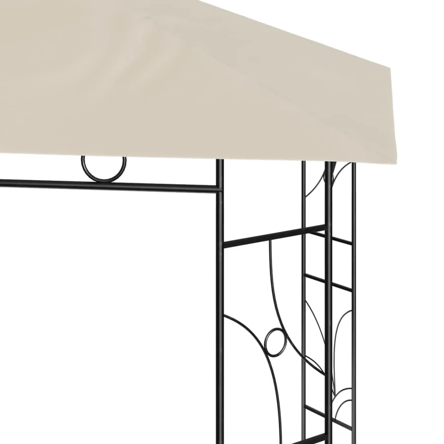 Belvédère 3x3x2,7 m Crème 160 g/m² - 3