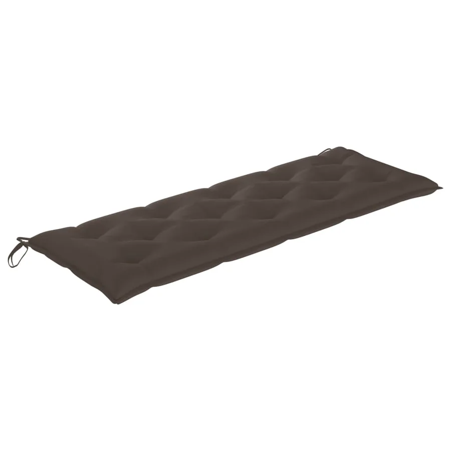 Banc de jardin 3 places avec coussin 150 cm Bois d'eucalyptus - 7
