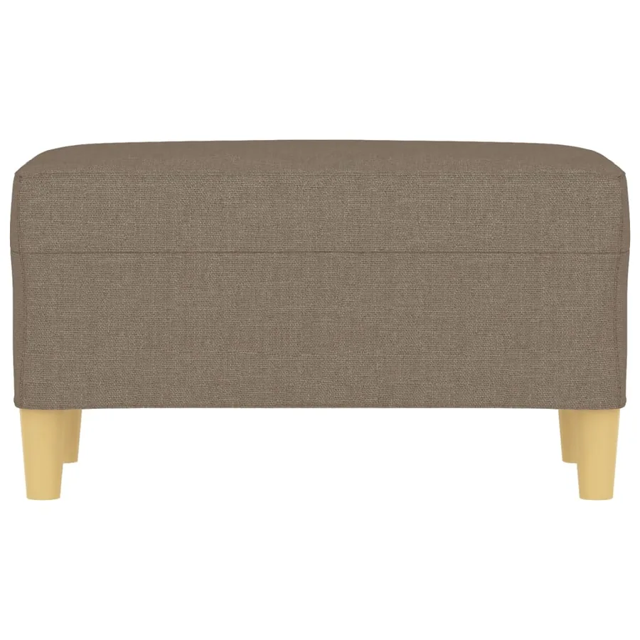 Banc Taupe 70x35x41 cm Tissu - 3