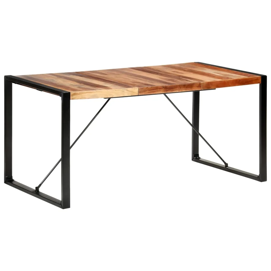 Table à manger 160x80x75 cm bois massif - 8