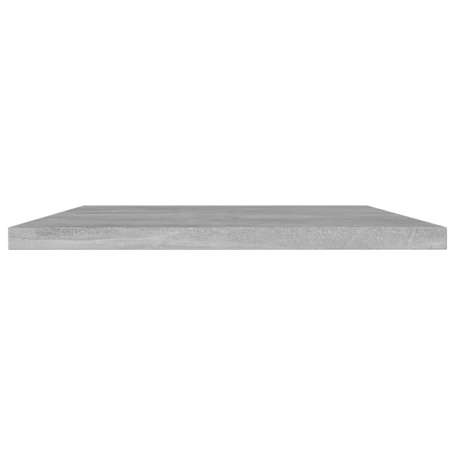 Panneaux de bibliothèque 4 pcs Gris béton 60x20x1,5cm Aggloméré - 3