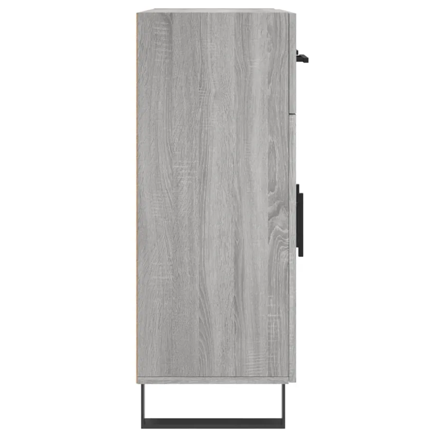 Buffet sonoma gris 69,5x34x90 cm bois d'ingénierie - 7