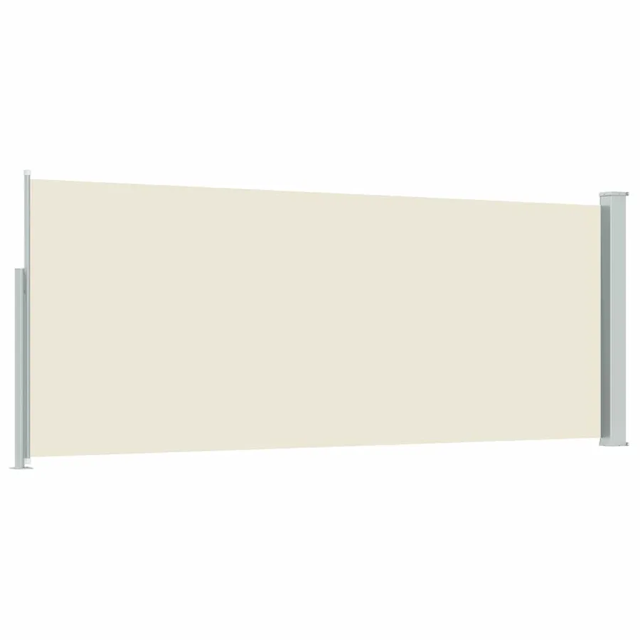 Auvent latéral rétractable 120 x 300 cm Blanc cassé - 6