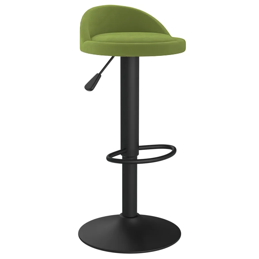 Tabouret de bar Vert clair Velours - 2