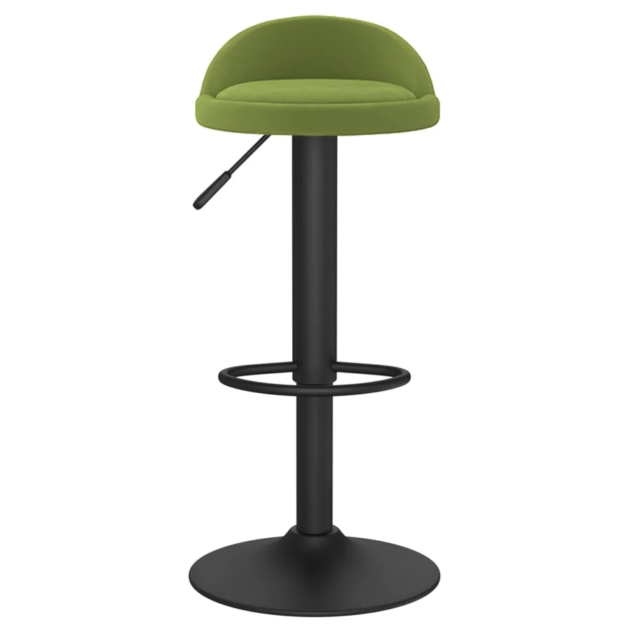 Tabouret de bar Vert clair Velours - 3