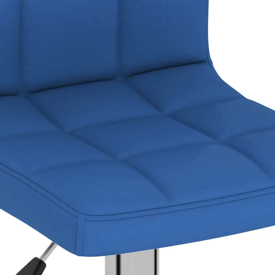 Tabouret de bar Bleu Tissu - 7