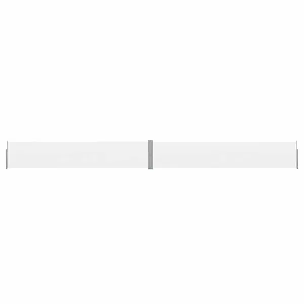 Auvent latéral rétractable de patio 140x1200 cm Crème