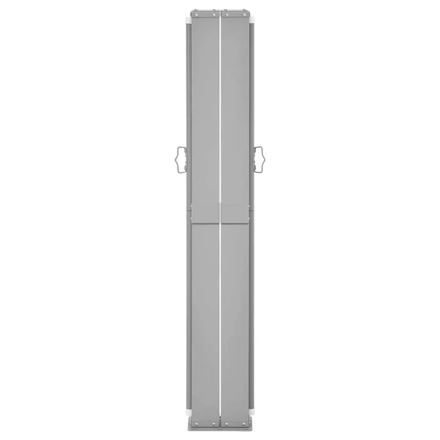 Auvent latéral rétractable de patio 140x1200 cm Crème - 5