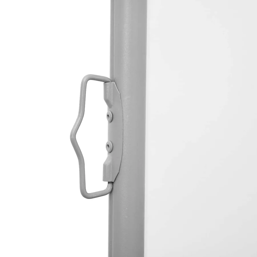 Auvent latéral rétractable de patio 140x1200 cm Crème - 8