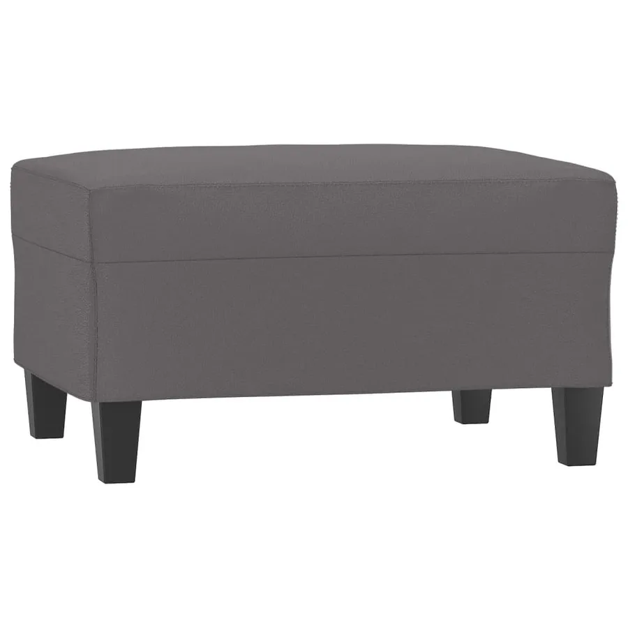 Repose-pied Gris 70x55x41 cm Similicuir - 2