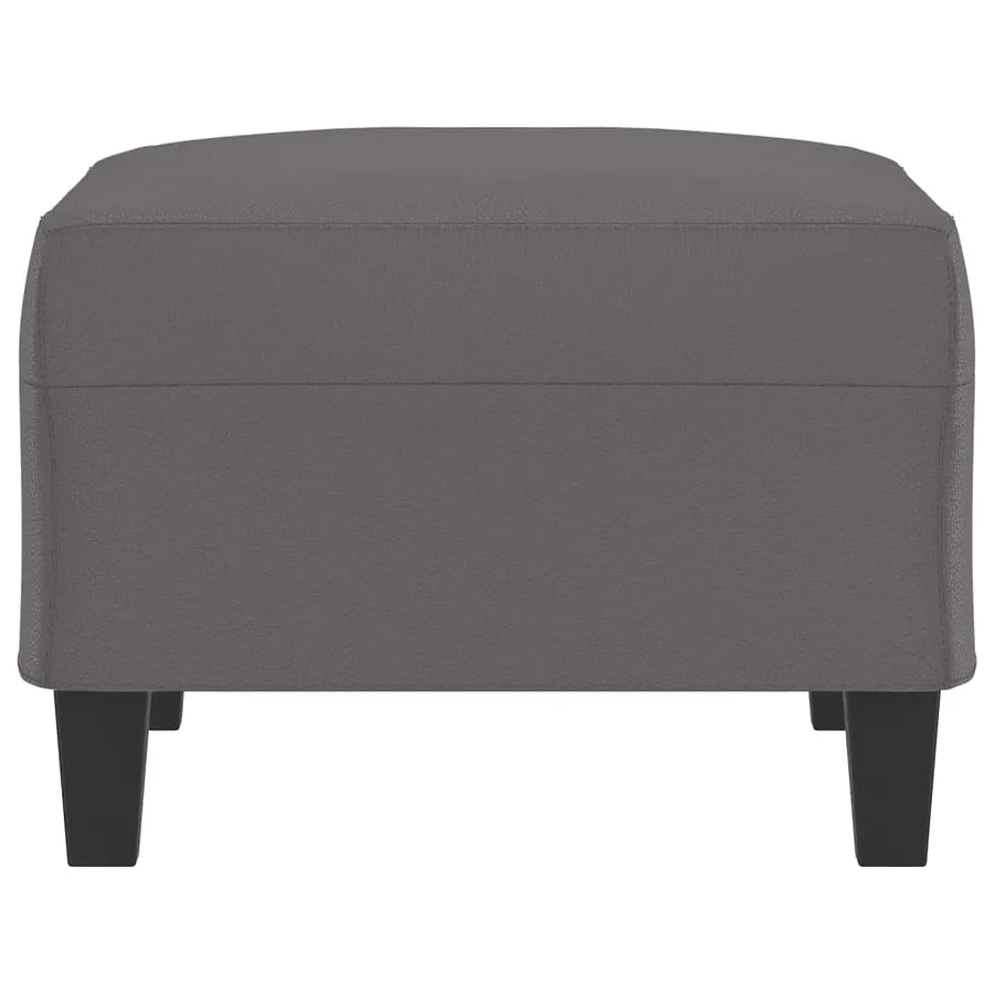 Repose-pied Gris 70x55x41 cm Similicuir - 4