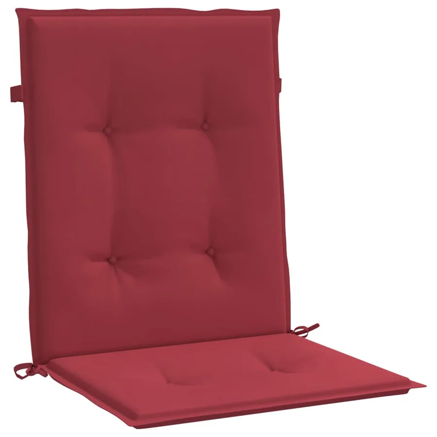 Coussins de chaise de jardin à dossier bas lot de 6 - 4