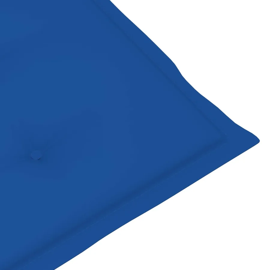 Chaise à bascule avec coussins Bois d'acacia massif - 8