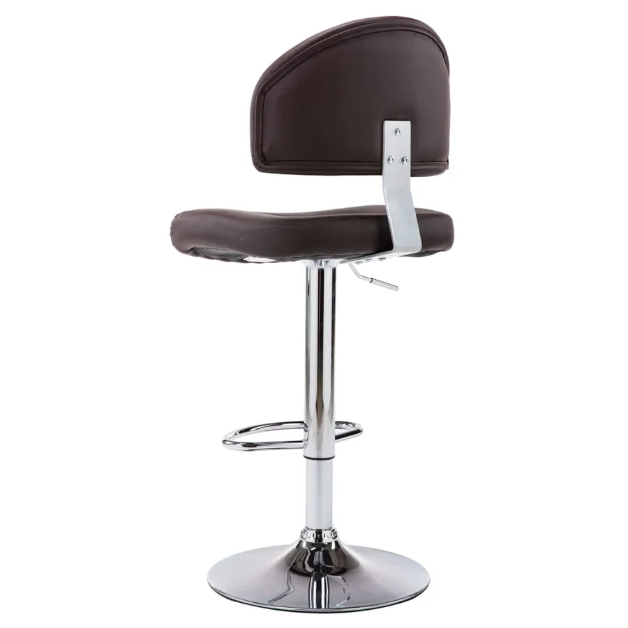 Tabouret de bar Marron Similicuir - 3