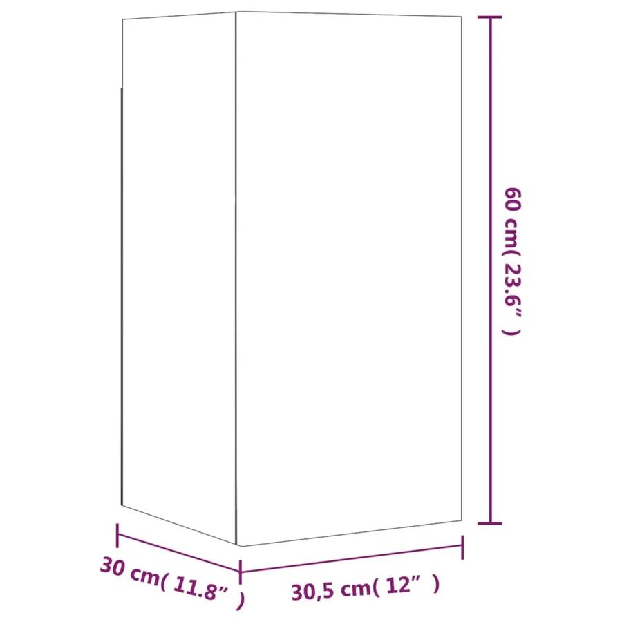 Ensemble de meubles TV 7 pcs Sonoma gris Bois d'ingénierie - 11
