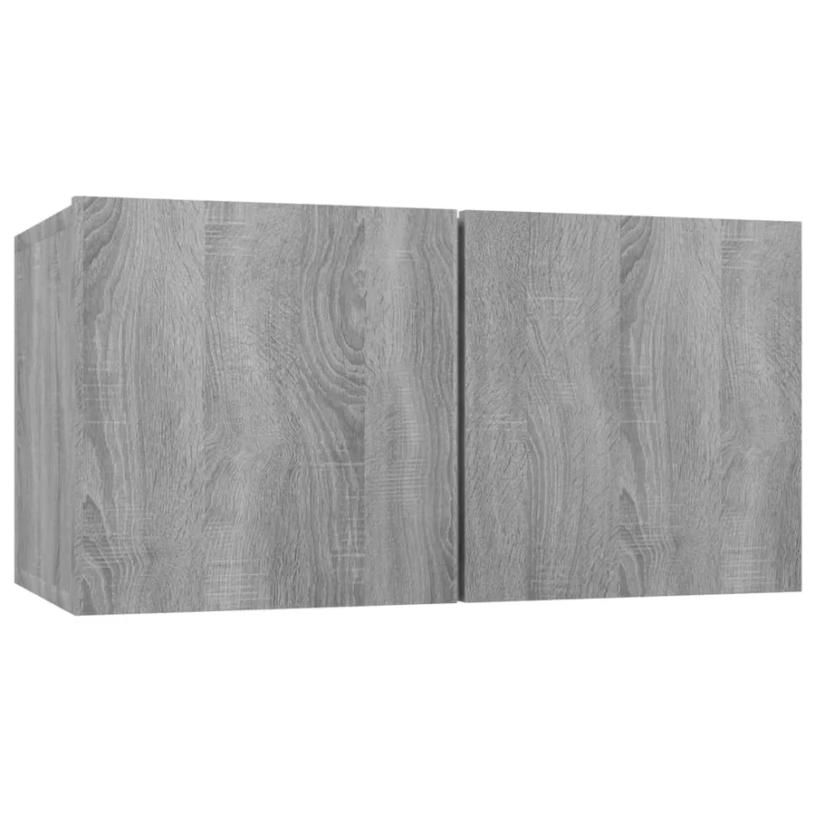 Ensemble de meubles TV 7 pcs Sonoma gris Bois d'ingénierie - 5